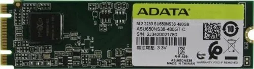 Твердотельный диск SSD 480 Gb M.2 2280 B&M 6Gb/s ADATA Ultimate SU650 ASU650NS38-480GT-C 3D TLC-0