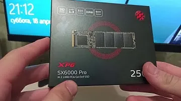 Распаковка и обзор  ADATA XPG SX6000 Pro