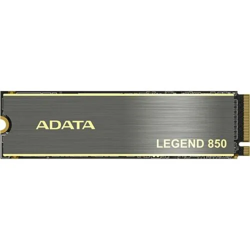 ADATA Твердотельный накопитель ADATA SSD LEGEND 850, 512GB, M.2(22x80mm), NVMe 1.4, PCIe 4.0 x4, 3D NAND, R/W 5000/2700MB/s, IOPs 380 000/530 000, TBW 500, DWPD 0.54, with t Heat Sink (5 лет)