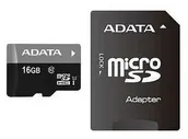 Карта памяти ADATA microSDHC 16 ГБ Class 10, UHS-I, адаптер на SD