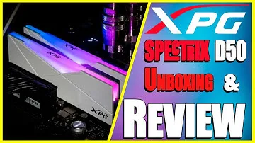 UNBOXING Memórias Spectrix D50 3200mhz - RGB