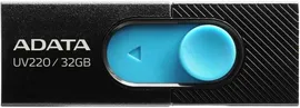 USB Флеш-накопитель ADATA UV220 32 ГБ, черный, голубой