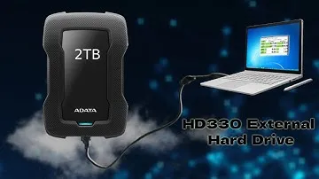 ADATA HD330 External Hard Drive 2TB unboxing / test