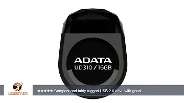 ADATA UD310 16GB USB 2.0 Jewel-Like Water Resistant Flash Drive , Black (AUD310-16G-RBK) |