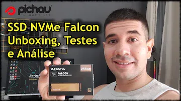 SSD NVME ADATA FALCON É BOM? CONFIRA O UNBOXING, TESTE E ANÁLISE DESTE PRODUTO ADQUIRIDO NA PICHAU!