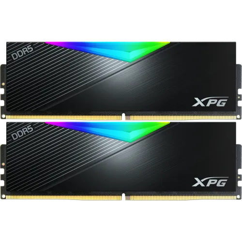 Модуль памяти DIMM 32Gb 2х16Gb DDR5 PC41600 5200MHz ADATA Lancer RGB Black (AX5U5200C3816G-DCLARBK)-3