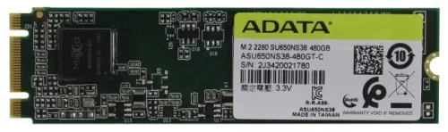 Твердотельный накопитель ADATA 480 GB (ASU650NS38-480GT-C)