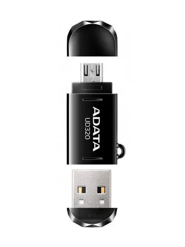 USB Флеш-накопитель ADATA Флэш драйв Adata 64GB, AUD320-64G-RBK 64 ГБ, черный-0