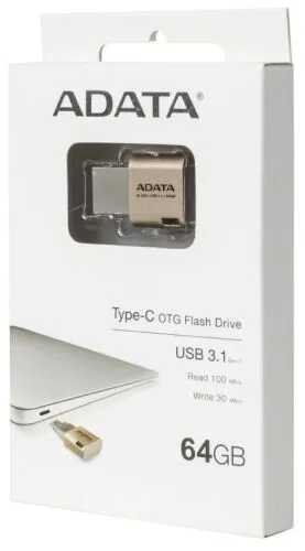 USB Флеш-накопитель ADATA AUC350-64G-CGD 64 ГБ, золотой-2