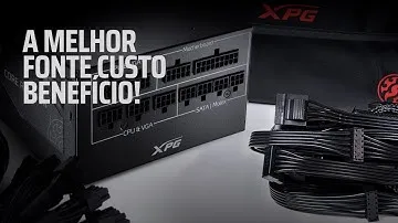 Unboxing + Review e dicas - XPG Core reactor modular (a melhor fonte custo benefício do mercado)