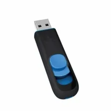 USB Флеш-накопитель ADATA UV128 32 ГБ, голубой, черный