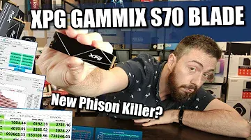 Обзор твердотельного накопителя XPG GAMMIX S70 BLADE — новый убийца Phison?