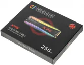 A-DATA ADATA SPECTRIX S40G RGB SSD 256GB, 3D TLC, M.2 (2280), PCIe Gen 3.0 x4, NVMe, R3500/W1200, TBW 160