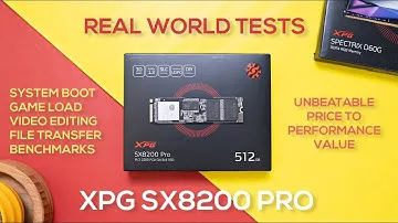 NVME протестирован в реальных условиях с использованием XPG SX8200 Pro 512 ГБ