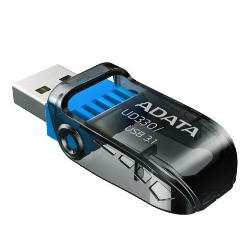 Флеш-накопитель USB 3.1 64GB ADATA UD330, цвет чёрный-1
