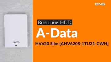Распаковка внешнего HDD A-Data HV620 Slim / Unboxing  A-Data HV620 Slim