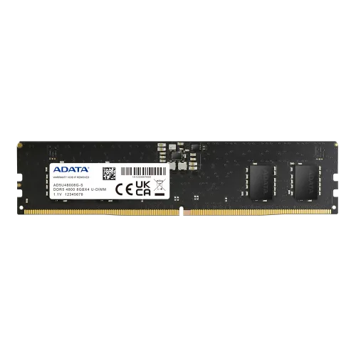ADATA Модуль памяти ADATA 8GB DDR5 4800 UDIMM AD5U48008G-S, CL40, 1.1V-0