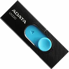 USB Флеш-накопитель ADATA UV220 64 ГБ, голубой, черный