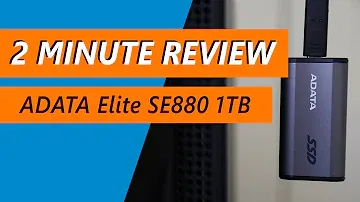 Fastest USB SSD? ADATA Elite SE880 1TB External Solid State Drive Review