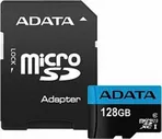Карта памяти MICROSDXC Adata, 128GB, AUSDX128GUICL10A1-RA1