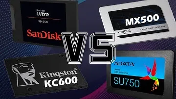 Sandisk SSD Ultra vs Crucial MX500 vs Kingston KC600 vs Adata SU750