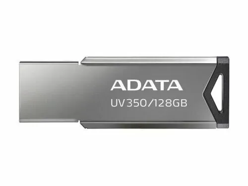 Накопитель USB 3.1 128GB ADATA UV350 AUV350-128G-RBK серебристый-0