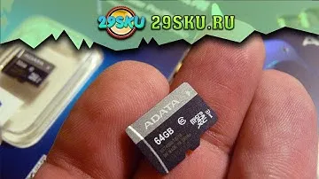 Карты памяти Micro SD Card ADATA 32gb 64gb - обзор и тестирование