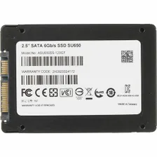 Твердотельный накопитель ADATA SSD, 2.5", 120GB, SATA-III, чтение: 520 Мб/с, запись: 320 Мб/с, TLC (ASU650SS-120GT-R)