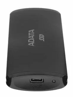 SSD жесткий диск ADATA ASE760-256GU32G2-CBK, USB-C 256GB ADATA-1