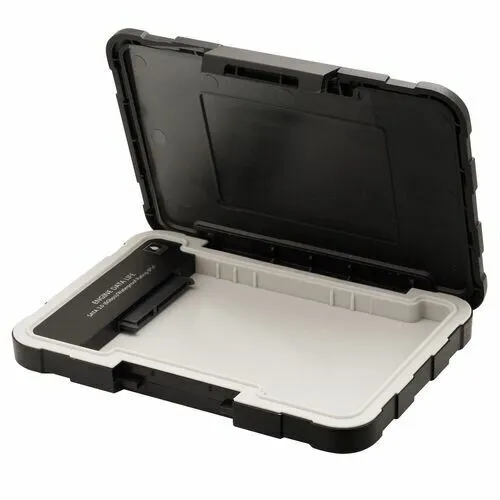 ADATA "2.5" External Enclosure ED600 AED600-U31-CBK USB 3.1, For SSD, HDD 7mm&9.5mm, IP54, Black," AED600-U31-CBK Retail (463234) {20}