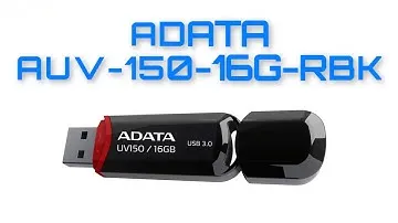 № 294 Краткий обзор ADATA UV150 USB 3.0, 16 ГБ, AUV150-16G-RBK