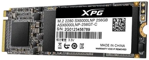 ADATA SSD диск 256ГБ M.2 ADATA XPG SX6000 Lite ASX6000LNP-256GT-C (PCI-E) (ret)