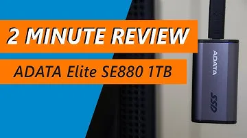 Fastest USB SSD? ADATA Elite SE880 1TB External Solid State Drive Review