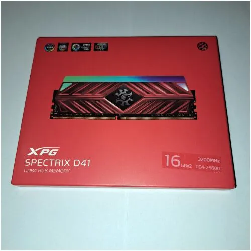Оперативная память 32Gb DDR4 3200MHz ADATA XPG D41 RGB (AX4U320016G16A-DR41) (2x16Gb KIT)-2