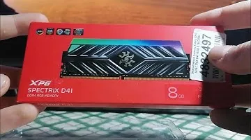 Купил новую память, adata xpg spectidx d41 rgb