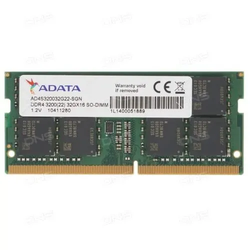 Оперативная память SODIMM ADATA Premier [AD4S320032G22-SGN] 32 ГБ-0