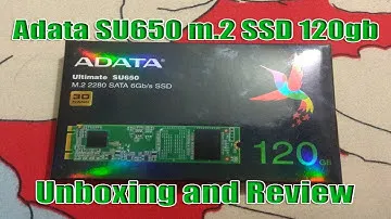 Adata SU650 m.2 SSD - Unboxing and Review