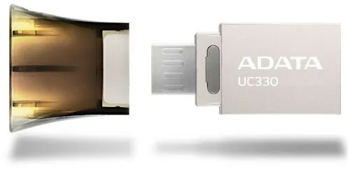 Флешка ADATA UC330 32 ГБ, черный/серебристый-4