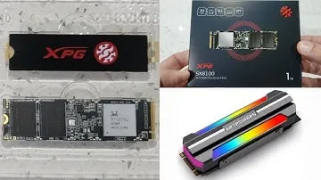 Ssd xpg sx8100 1tb m2 nvme ( unboxing, instalação e dissipador argb )