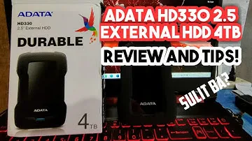 ADATA HD330 2.5 External HDD 4TB Review! Sulit ba?