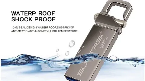 Водонепроницаемый флеш-накопитель Suntrsi Usb 3,0 128 ГБ, высокоскоростная флешка. Сберпосылка.