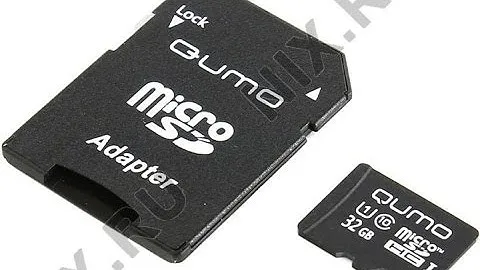 Распаковка и обзор карты памяти Qumo microSDHC 32Gb UHS-I U1 (QM32GMICSDHC10U1)