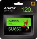 120 ГБ Внутренний SSD диск ADATA SU650 2.5" SATA3 6.0 Гбит/с (ASU650SS-120GT-R)