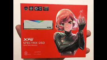 Memória Ram XPG Spectrix D50 DDR4. Unboxing, instalação e ativando xmp a 3200mhz.