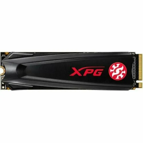 Жесткий диск SSD M.2 2280 256GB ADATA XPG GAMMIX S5 Client SSD AGAMMIXS5-256GT-C PCIe Gen3x4 with NVMe, 2100/1200, IOPS 190/180K, MTBF 2M, 3D TLC, 150TBW, NVMe 1.3, Heat Sink, RTL (469250)