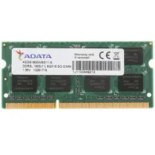 Оперативная память ADATA Premier 8GB DDR3 1600 SODIMM CL11 ADDS1600W8G11-S