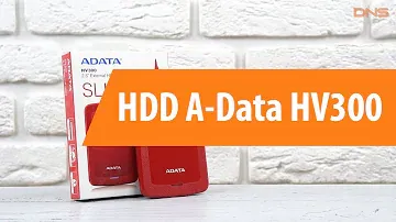 Распаковка внешнего HDD A-Data HV300  / Unboxing A-Data HV300