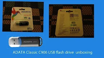ADATA Classic C906 USB flash drive  unboxing