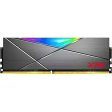 Модуль памяти 16GB ADATA DDR4 3200 DIMM XPG SPECTRIX D50 RGB Grey Gaming Memory AX4U320016G16A-ST50 Non-ECC, CL16, 1.35V, Heat Shield, RTL