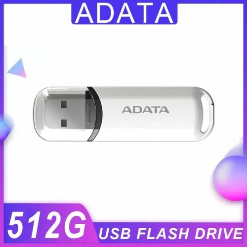 USB Флеш-накопитель ADATA C906 512 ГБ, белый-0